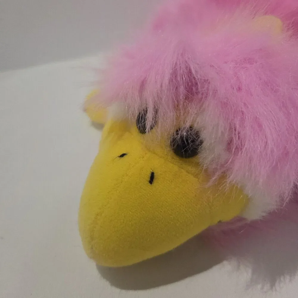 Vintage Pink Dakin Jurassic Dinosaur Shagasaurs Plush 1992